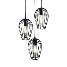 Mino Steel Cage 3 Light Pendant